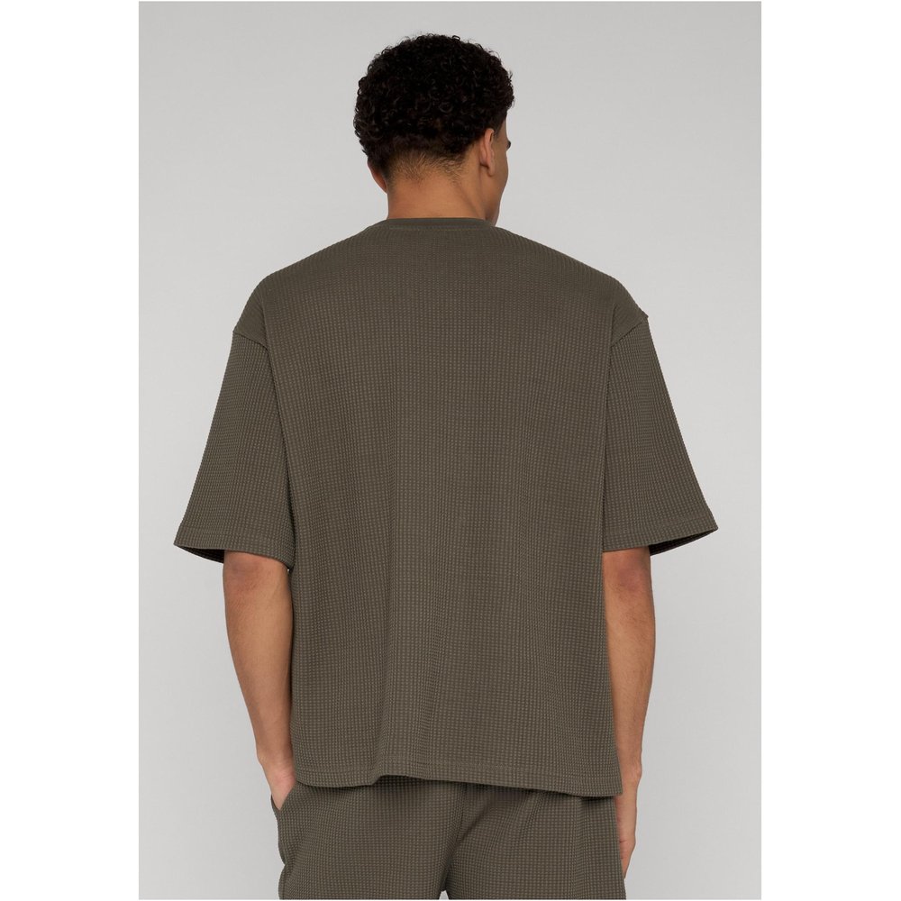 Urban Classics - Thermal Waffle Herren TShirt - Olivgrün